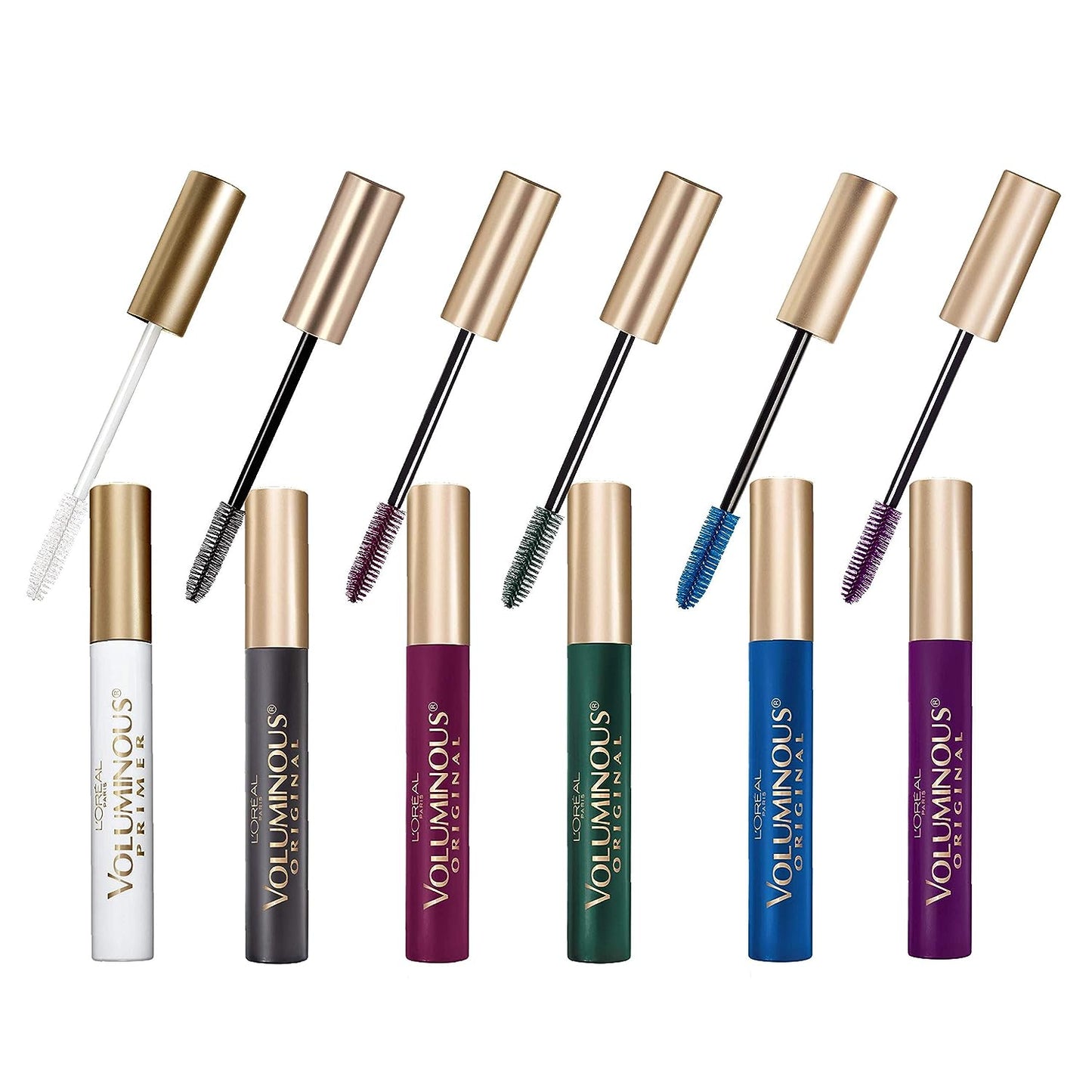 L’Oréal Paris Makeup Voluminous Original Washable Bold Eye Mascara, Deep Green, 0.27 Fl Oz