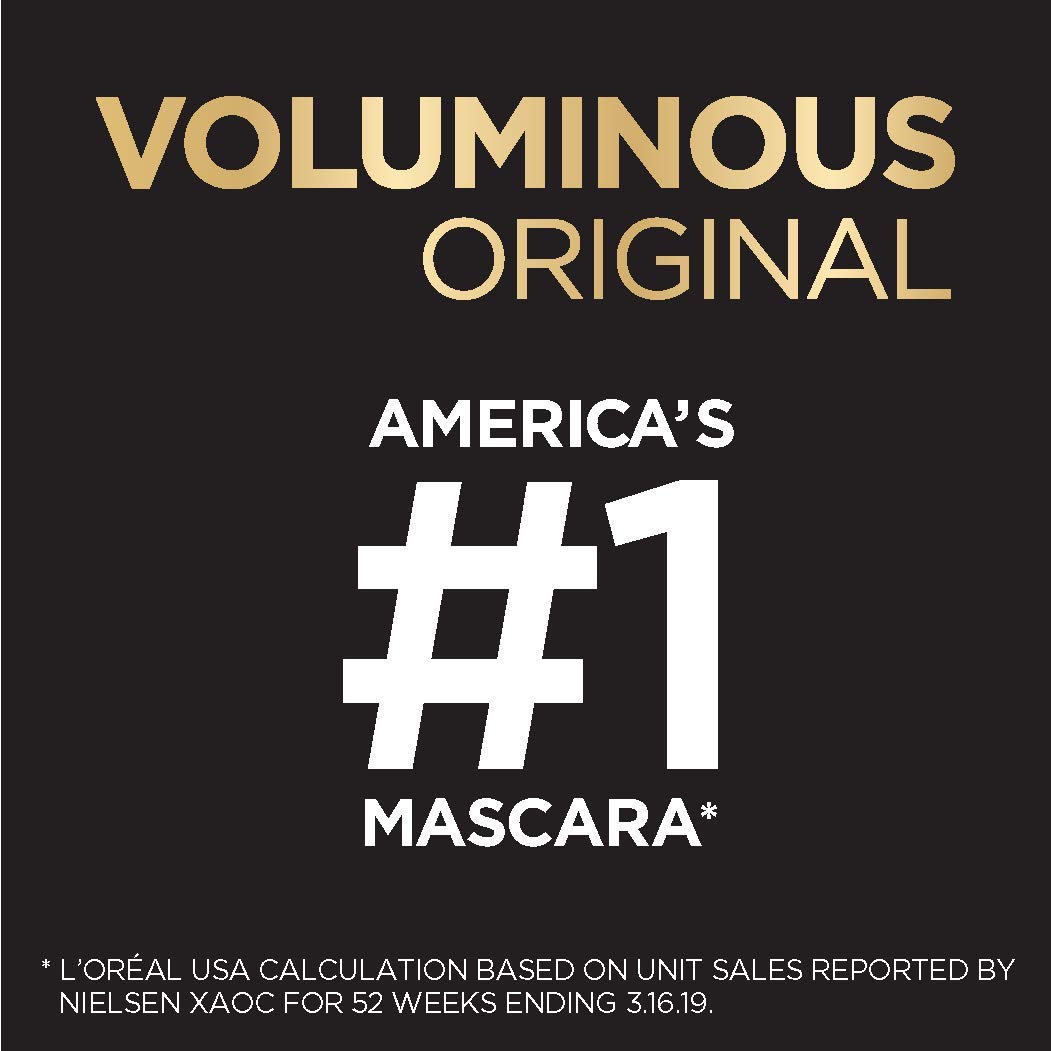 L’Oréal Paris Makeup Voluminous Original Washable Bold Eye Mascara, Deep Green, 0.27 Fl Oz